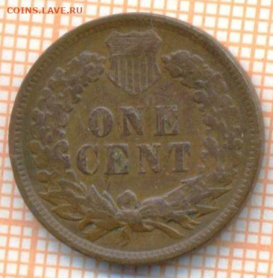 США 1 цент 1906 г., до 26.06.2024 г. в 22.00 по Москве - США 1 цент 1906 1026а