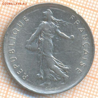 Франция 5 франков 1971 г., до 26.06.2024 г. в 22.00 по Москв - Франция 5 франков 1971 1045а