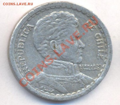 Чили 1 пессо 1954 г.До 23.01.12 г. 21-00 МСК. - Чили