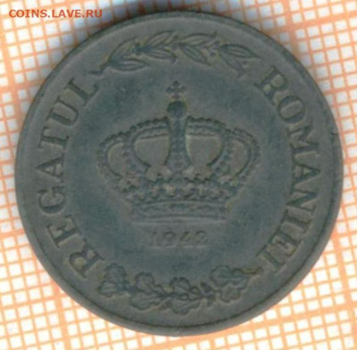 Румыния 5 лей 1942 г., до 27.06.2024 г. в 22.00 по Москве - Румыния 5 лей 1942 1054