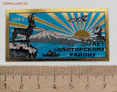 Знак 50 лет Олюторскому району 1982 (жесть) до 24.06.24 22 0 - IMG_20240622_174600_edit_10965035591180