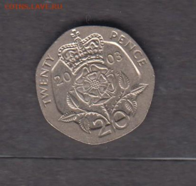 Великобритания 2003 20 пенсов до 27 06 - 53а