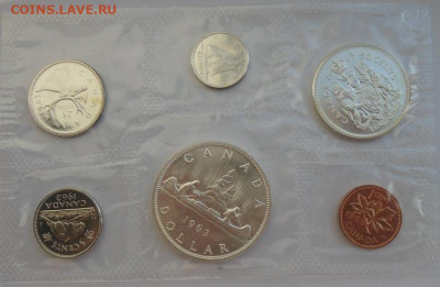 Канада  PL банковский набор монет 1963 г - DSC02354.JPG