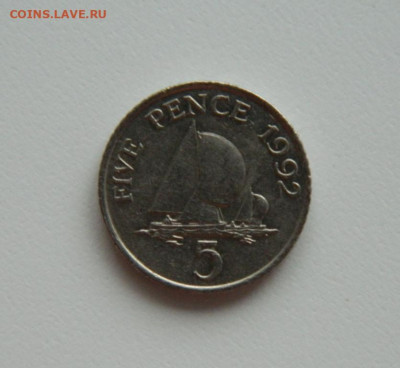Гернси 5 пенсов 1992 г. (Парусник) до 29.06.24 - DSCN0615.JPG