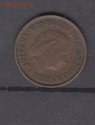 Голландия 1952 5 центов до 28 06 - 168а