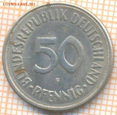 Германия 50 пф 1970 г., до 30.06.2024 г. в 22.00 по Москве - Германия 50 пф 1979 1211а