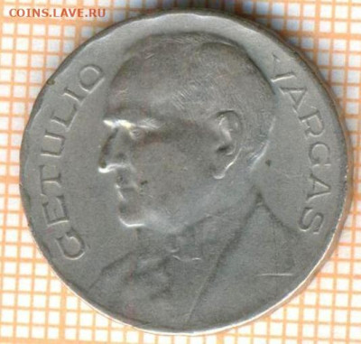 Бразилия 300 реалов 1940 г., до 01.07.2024 г. в 22.00 по Мос - Бразилия 300 реалов 1142а