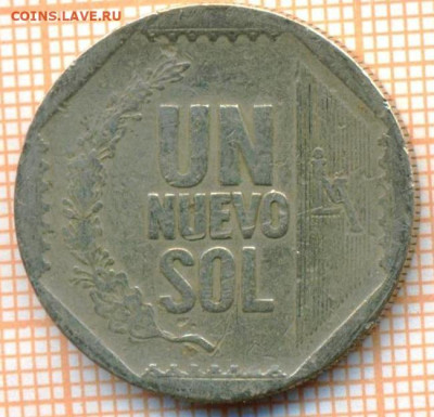 Перу 1 соль 2008 г., до 01.07.2024 г. в 22.00 по Москве - Перу 1 соль 2008 20 87а