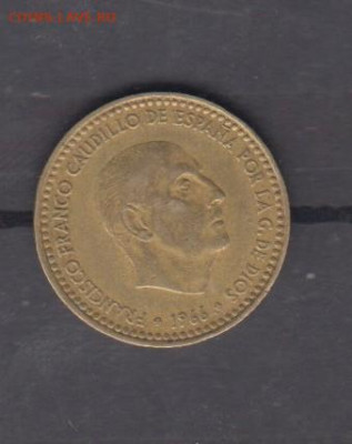 Испания 1966(74) 1 песета до 30 08 - 2а