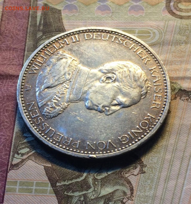 5 марок 1913 г Пруссия, Германия Вильгельм II Мундир - 34