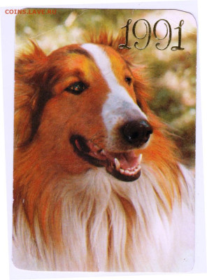 Календарик 1991 г. до 03.07.24 г. в 23.00 - 012