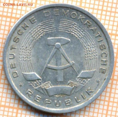 ГДР 1 марка 1956 г., до  03.07.2024 г. в 22.00 по Москве - ГДР 1 марка 1956 1087а