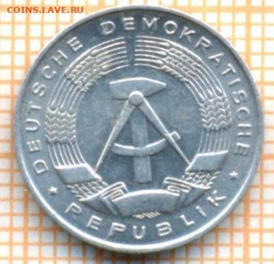 ГДР 1 пф 1968 г., до 03.07.2024 г. в 22.00 по Москве - ГДР 1 пф 1968 1105а