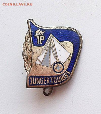 Юные туристы пионерия ГДР - знак_ГДР_пионерия_турист