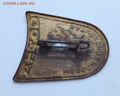 Гота Музей Естествознания Германия - знак_Гота_музей-естествознания_булавка