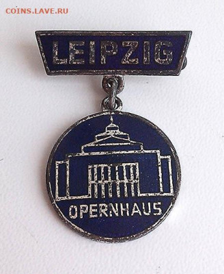 Лейпциг Оперный театр Германия - знак_ГДР_Лейпциг-Опера