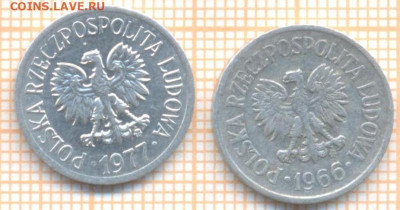 Польша 10 грошей 1966,1977 г., до 05.07.2024 г. в 22.00 по М - Польша 10 грошей 1966 1977 1231