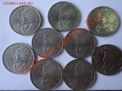 1 рубль Махтумкули 21шт - махтумкули