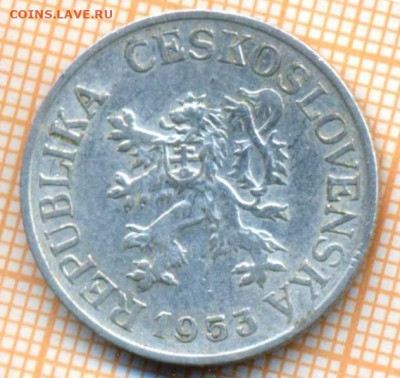 Чехословакия 25 геллеров 1953 г., до 08.07.2024 г. в 22.00 п - Чехословакия 25 геллеров 1953 1115