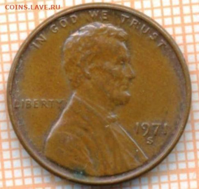 США 1 цент 1971S г., до 08.07.2024 г. в 22.00 по Москве - США 1 цент 1971S 1117