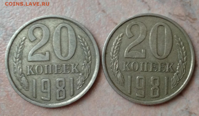 20 копеек 1981 шт. 2.1Б - image