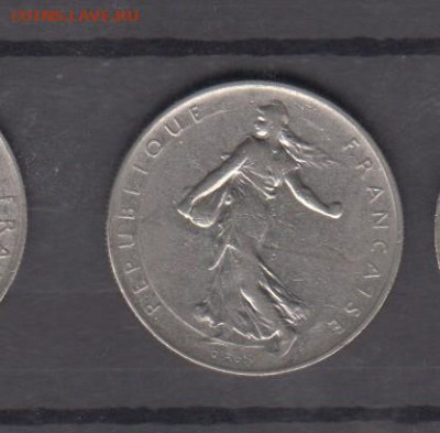 Франция 1964 1 франк до05 07 - 552а