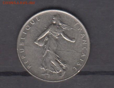 Франция 1973 1 франк до 06 07 - 559а