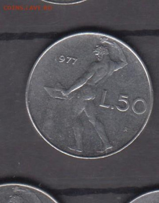 Италия 1977 50 лир до 06 07 - 284