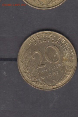 Франция 1987 20 сантимов до 08 07 - 585