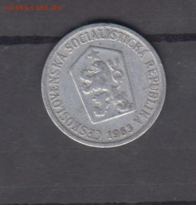 ЧССР 1963 10 геллеров до 08 07 - 291а