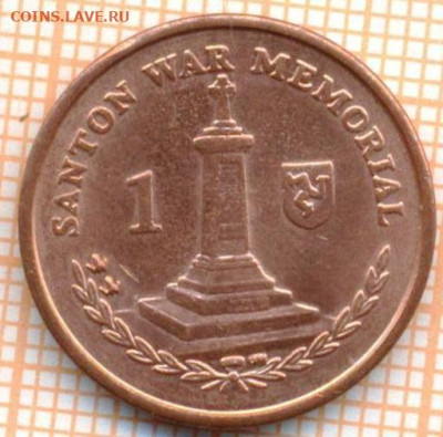 Мэн 1 пенни 2015 г., до 10.07.2024 г. в 22.00 по Москве - Мэн 1 пенни 2015 1274а