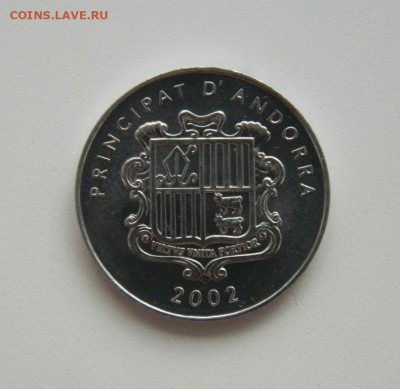 Андорра 1 сантим 2002 г. (Юбилейная) Фауна  до 11.07.24 - DSCN9039.JPG