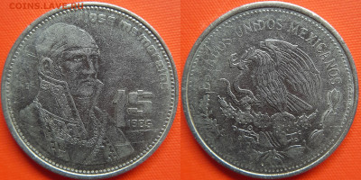 Мексика, 1 песо 1985 г. – до 22:00, 11.07.24 - Мексика-1 песо-1985