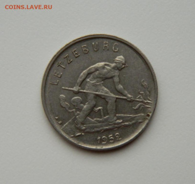 Люксембург 1 франк 1952 г.  до 12.07.24 - DSCN9094.JPG