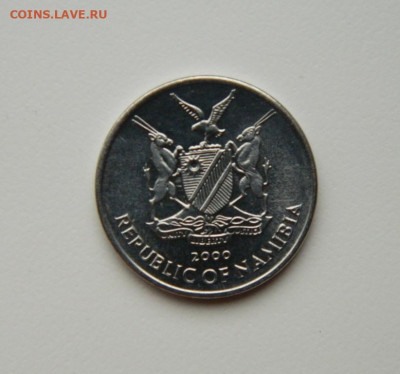 Намибия 5 центов 2000 г. (Юбилейная) Фауна до 12.07.24 - DSCN9148.JPG
