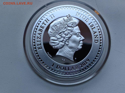 1долл 2019 Ниуэ Густав Климт - Девы, Ag999, до 12.07 - ЯЯ Климт Девы-3