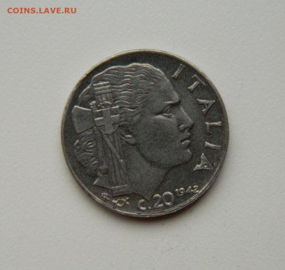 Италия 20 чентезимо 1942 г. до 12.07.24 - DSCN9166.JPG