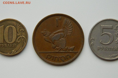 Ирландия 1 пенни 1946 г. (Фауна) Крупная! до 13.07.24 - DSCN9209.JPG
