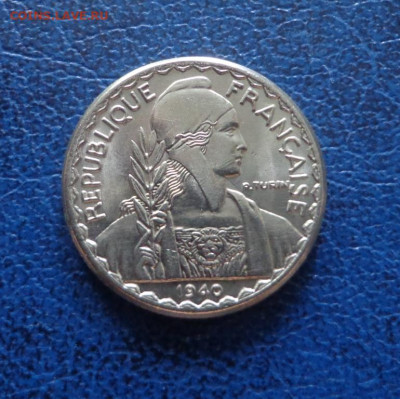 Французский Индокитай 10 центов 1940 UNC до 10. 07 - DSC01537.JPG