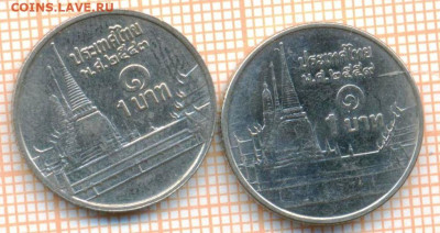 Таиланд 1 бат 2000,2016 г., до 15.07.2024 г. в 22.00 по Моск - Таиланд 1 бат 2000 2016 324