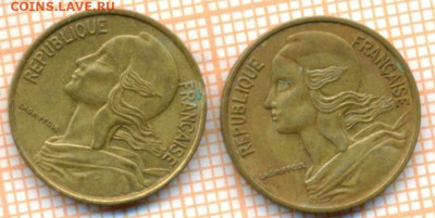 Франция 5 сантимов 1966,1968 г., до 15.07.2024 г. в 22.00 по - Франция 5 сантимов 1966 1968 1325а