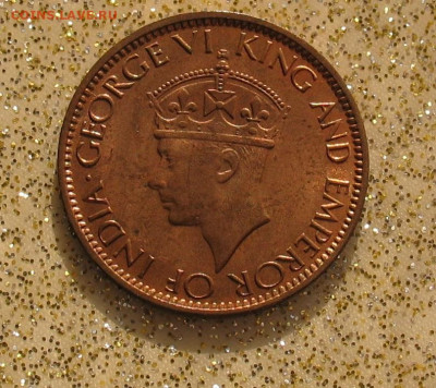 Цейлон 1 цент 1945(UNC) до 14.07.24г. 22.00ч. - цейлон