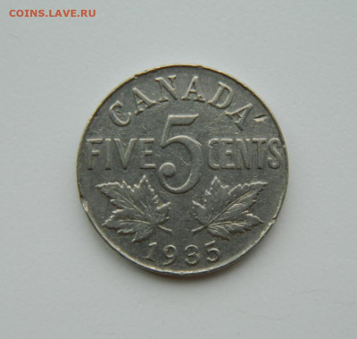 Канада 5 центов 1935 г. до 15.07.24 - DSCN9470.JPG