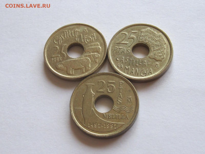 3 памятных монеты 25 песет Испания 12.07 22:10 - IMG_9022.JPG