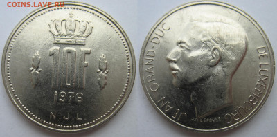 Люксембург 10 франков 1976 г. До 13.07.24 - Люксембург 10 франков 1976.JPG