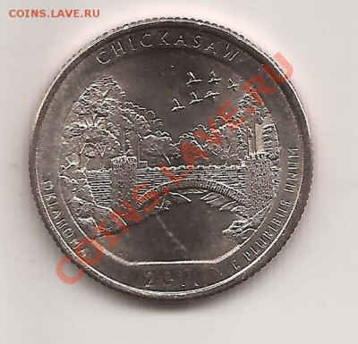 США 25 центов ( CHICKASAW )-2011г до 28.01.12 в 22.00 - Scan 75