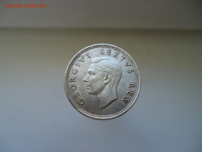 5 шиллингов 1949 года  Георгий - 6   Южная - Африка - 1.JPG