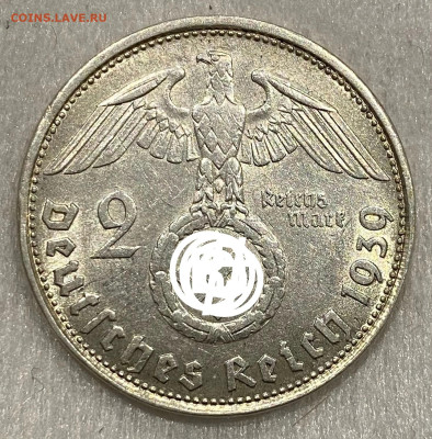 2, 5 рейхсмарки (1935, 1938, 1939 г.г.) - IMG_20240713_125748