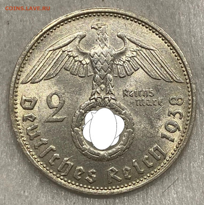 2, 5 рейхсмарки (1935, 1938, 1939 г.г.) - IMG_20240713_125940