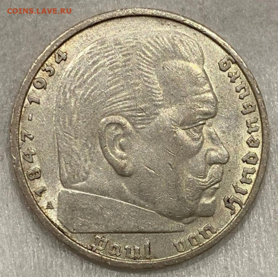 2, 5 рейхсмарки (1935, 1938, 1939 г.г.) - IMG_20240713_130922